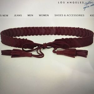 Lucky Brand Set of 2 Suede Belts